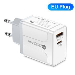 Chargeur rapide magnétique USB-C et USB 20W QC3.0 avec protection contre les courts-circuits pour téléphones portables et ordinateurs portables (prises US/EU/UK) - Product Image 5