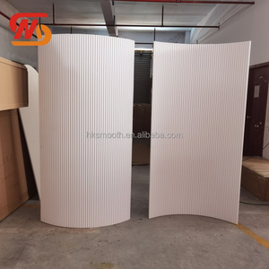 SMOOTH Modern <b>Backdrop</b> Mariage Arch <b>Backdrop</b> Ripple Pvc Background Event Curved <b>Backdrop</b> - Product Image 3