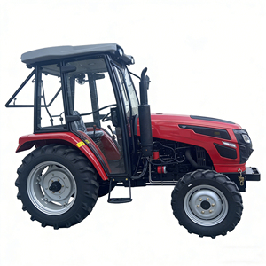 Tracteur agricole à roues 4x4 de 70 CV avec moteur CE et transmission par engrenages pour le travail des champs - Product Image 2