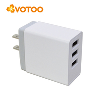 Heißer EU AU UK US Stecker USB-Ladeadapter 3x Anschluss UL ETL CE CB ROHS UKCA RCM KC NOM Zertifiziert 5V 3A 15W Ausgang für Elektronik
