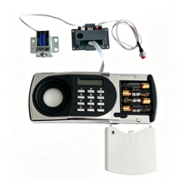 Serrure électronique à code numérique avec écran LCD personnalisable pour armoire, coffre-fort, tiroir, hôtel, haute sécurité, étanche, ignifuge