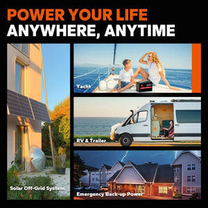 LiFePO4 baterai Lithium-ion 12V 100Ah 4S kinerja tinggi dengan siklus 6000 BMS pintar untuk kendaraan listrik & penyimpanan tenaga surya - Product Image 6