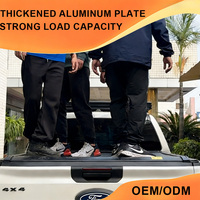 Cubierta Manual Retráctil de Aluminio para Caja de Camioneta Ute, Tipo Persiana Enrollable, para Chevy Silverado y Amarok