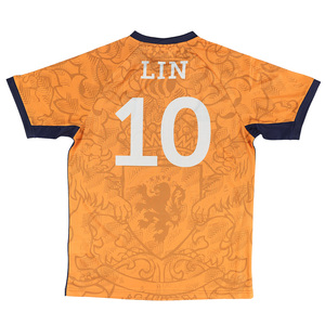 Diseño Personalizado de Escudo de León Naranja para Camiseta Deportiva, Camiseta de Fútbol Elegante y Moderna, Camisetas Deportivas de Verano para Adultos - Product Image 2