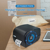 Impresora De Cinta Xprinter De Alta Calidad De 203DPI, Impresora De Etiqueta, Impresora De Transferencia Térmica De Ventanas Visuales Grandes