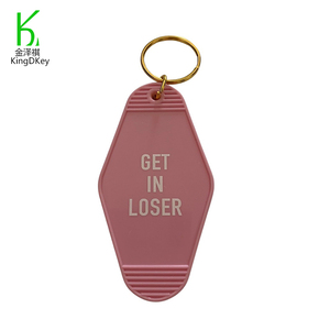 Tùy Chỉnh Tốt Nhất Retro Hotel Keychain Nhựa Mềm PVC Key Tag Big Keyring Với Kẽm Hợp Kim Keychain Motel - Product Image 3