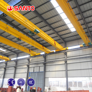 Xưởng thép <span class=keywords><strong>monorail</strong></span> EOT du lịch chùm dầm đơn kho cầu trục trên không giá 2 tấn 3 tấn 5 tấn 10 tấn - Product Image 3