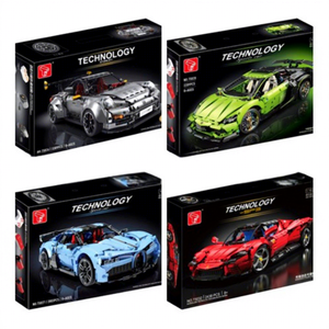 Serie di <span class=keywords><strong>Auto</strong></span> <span class=keywords><strong>da</strong></span> <span class=keywords><strong>Corsa</strong></span> TGL T5001-5036, Gioco di Costruzioni Educativo in Plastica ABS ad Alta Difficoltà per Ragazzi - Product Image 5