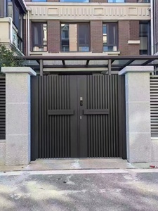 Morden nhập nhôm đường lái xe Swing <span class=keywords><strong>Gate</strong></span> đơn giản chính tự động thiết kế cổng - Product Image 4