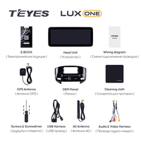 Radio Multimedia para Coche TEYES LUX ONE para Mitsubishi Pajero 4 V80 V90 2006 - 2024 con Video
