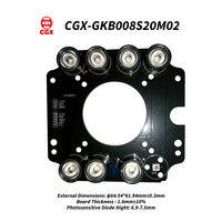 Accessoire de caméra de sécurité CCTV, carte IR 3030 PCBA - Panneau de vision nocturne infrarouge 940nm 850nm, fabrication sur mesure ODM OEM