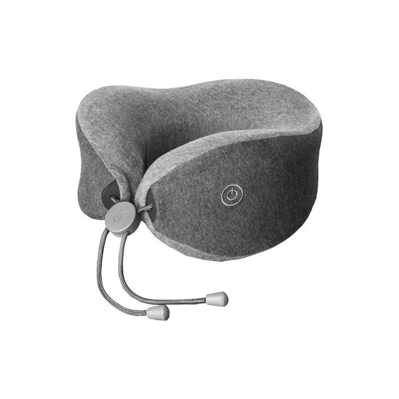 U-Shape Vibration Neck Massager Pillow | Electric Cervical Spine Massage Pillow with 3-Speed Vibration, Soft Memory Foam, Portable Rechargeable Travel Pillow for Neck & Shoulder Pain Relief – Qatar