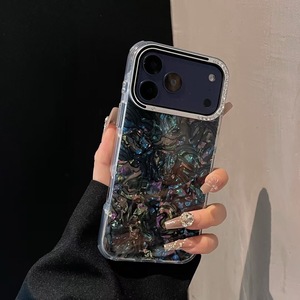 เคสโทรศัพท์สไตล์อินสตาแกรมผิวสัมผัสฟอยล์ดีบุกชุบไฟฟ้าสำหรับ iPhone 16 Pro Max และ17 Air ฝาครอบป้องกันกันกระแทกทำจากซิลิโคนนุ่ม - Product Image 4
