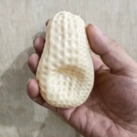 Jouet Squishy Géant Transparent ASMR en Forme de Fromage, Doux, Amusant, Sans Rebondissement, Satisfaisant, Idéal pour les Fêtes, Effet Vaseline