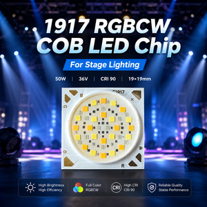 IR 5-en-1 50W RGBCW COB LED Chip 1917 30V 2700K-6000K CRI90 Blanc Tunable 120 pour Projecteur PAR de Scène à Tête Mobile OEM Innovate Rise - Product Image 2