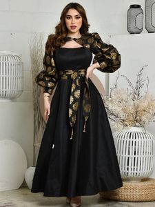 Vestido <span class=keywords><strong>de</strong></span> Noche Elegante <span class=keywords><strong>de</strong></span> Alta Gama Liu Ming con Mangas Abullonadas, Estilo Indio, Dubái, Abaya, Fiesta, <span class=keywords><strong>Marruecos</strong></span>, Baile <span class=keywords><strong>de</strong></span> Graduación, Boda, para Mujer - Product Image 2