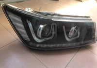 Phares LED pour Journey, modèles 2009-2019, 6000K, conception à double lentille, source lumineuse modifiée, kit carrosserie pare-chocs