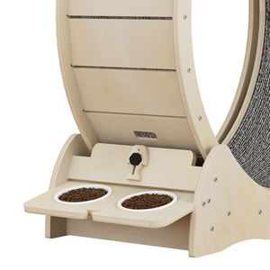 CATSOUL gatto legno ruota da corsa silenzioso tapis roulant giocattoli interattivi ruota esercizio simpatico gatto mobili giocattolo per animali gatti - Product Image 4