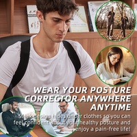 Ceinture de soutien dorsal élastique réglable, correcteur de posture pour le haut du dos, protection professionnelle pour usage sportif – Vente chaude en gros
