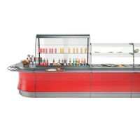 Comptoir de Buffet personnalisé, ligne de Buffet de Table de Service de nourriture chaude et froide