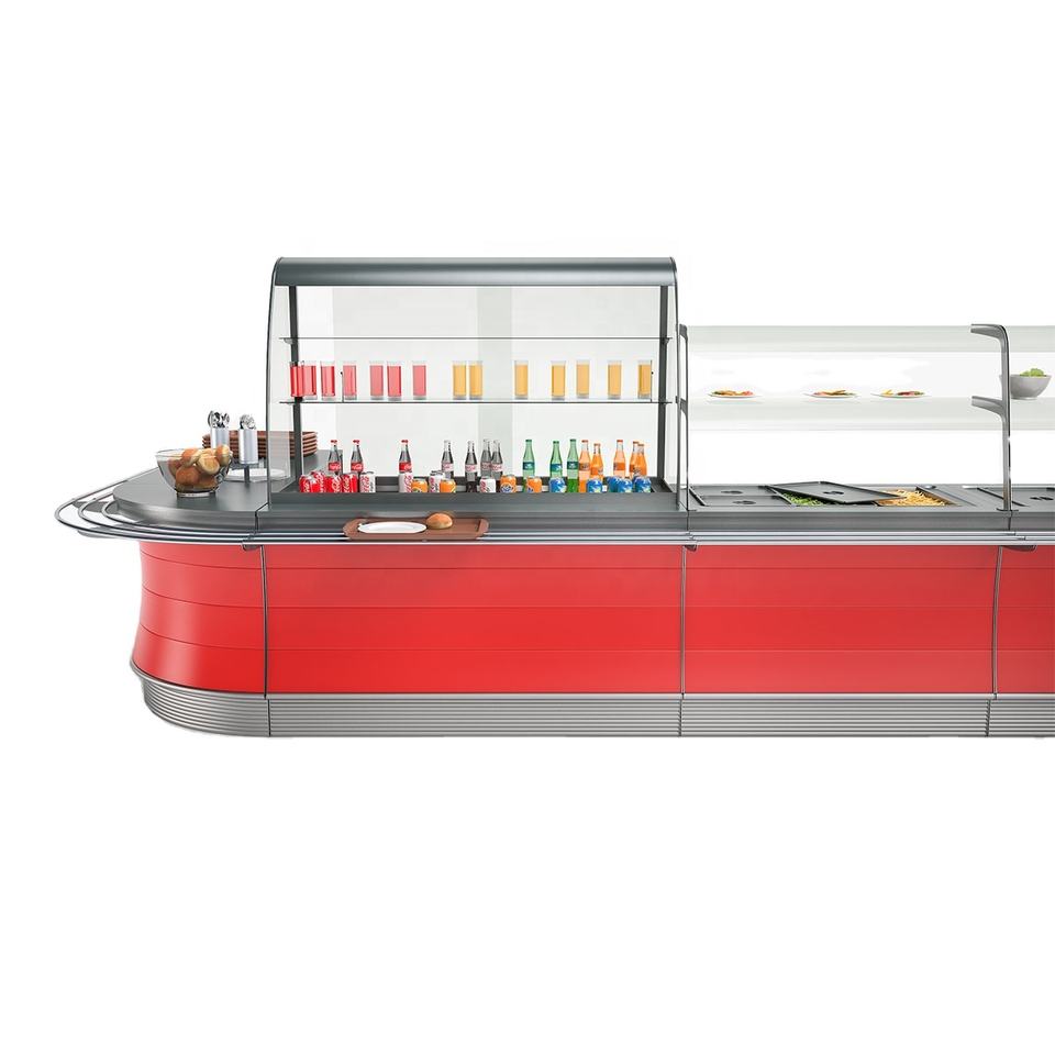 Customized Buffet Counter Design - Hot Cold Food Service