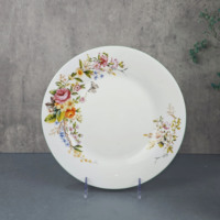 Ensemble de vaisselle 24 pièces en verre opale de haute qualité, style européen luxueux, assiette, bol, assiette à soupe