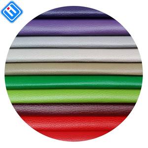 Vente en gros bon marché 0.8mm <span class=keywords><strong>tissu</strong></span> en similicuir végétalien en PVC souple uni <span class=keywords><strong>au</strong></span> mètre pour housses de sièges de voiture rembourrage de canapé-imperméable à l'eau à séchage rapide - Product Image 1