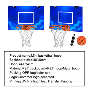 Sopra la porta Mini basket basket basket Stand con bordo staccabile per ufficio camera <span class=keywords><strong>da</strong></span> letto - Product Image 4