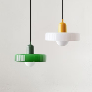 Nordic Modern Pendant Lamp Round E26 <b>LED</b> Touch Control Single Head For Home Bedroom Dining Room - Product Image 3