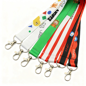 ホット販売カードホルダー学生用ポリエステル昇華ネックストラップ付きフック卸売 - Product Image 5