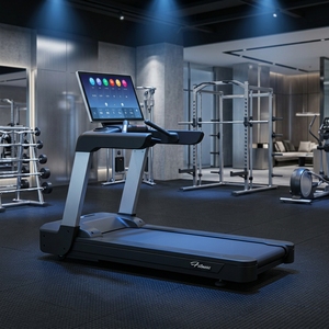 Tapis roulant commercial à écran tactile de 32 pouces, système Android, vitesse de 1 à 20 km/h, inclinaison de 0 à 20 %, équipement de course robuste pour salle de sport - Product Image 2