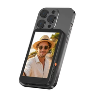 Support magnétique pour téléphone avec commutation portrait/landscape, déclencheur à distance et affichage plein écran