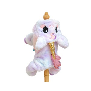 Vêtements pour chien, doublure polaire automne-hiver, épais et chaud, tenue de transformation en poney colorée et rêveuse - Product Image 4