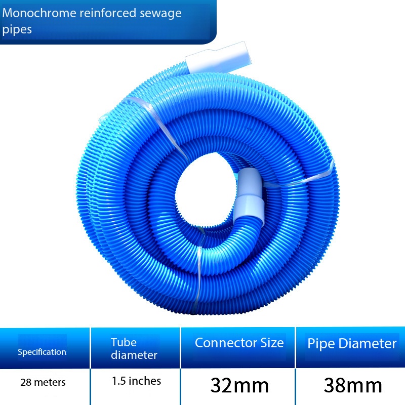 Blu, lunghezza 28 metri, interfaccia da 1,5 pollici.