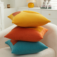 Personnalisé coloré abstrait maroc bohème housse de coussin 18x18 pouces à la main broderie Boho tufté jeter taie d'oreiller