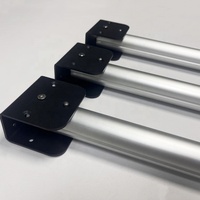 Fabricant de poteaux télescopiques de pieds de table pliants extensibles en aluminium avec logo personnalisé
