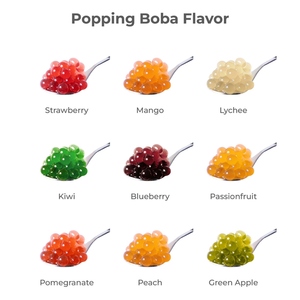 BobaPlanet Popping Pearl Flavors 5mm Passionfruit Flavor High Quality <b>Bubble</b> <b>Tea</b> <b>Ingredients</b> in Bottle Ready Eat for <b>Tea</b> Shops - Product Image 3