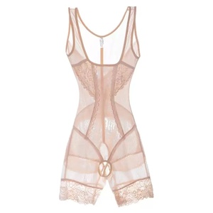 Wholesale Plus Size Lace Medium Compression for Shapewear Colombian Tummy Control Shaping <b>Girdles</b> Shapewear Set for <b>Women</b> - Product Image 5