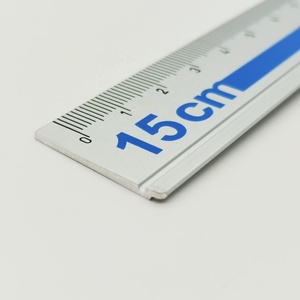 Großhandel <span class=keywords><strong>China</strong></span> Office Metal Straight Aluminium 15cm Lineal Promotion Custom Logos Drucken Metall Lineale für die Schule - Product Image 5