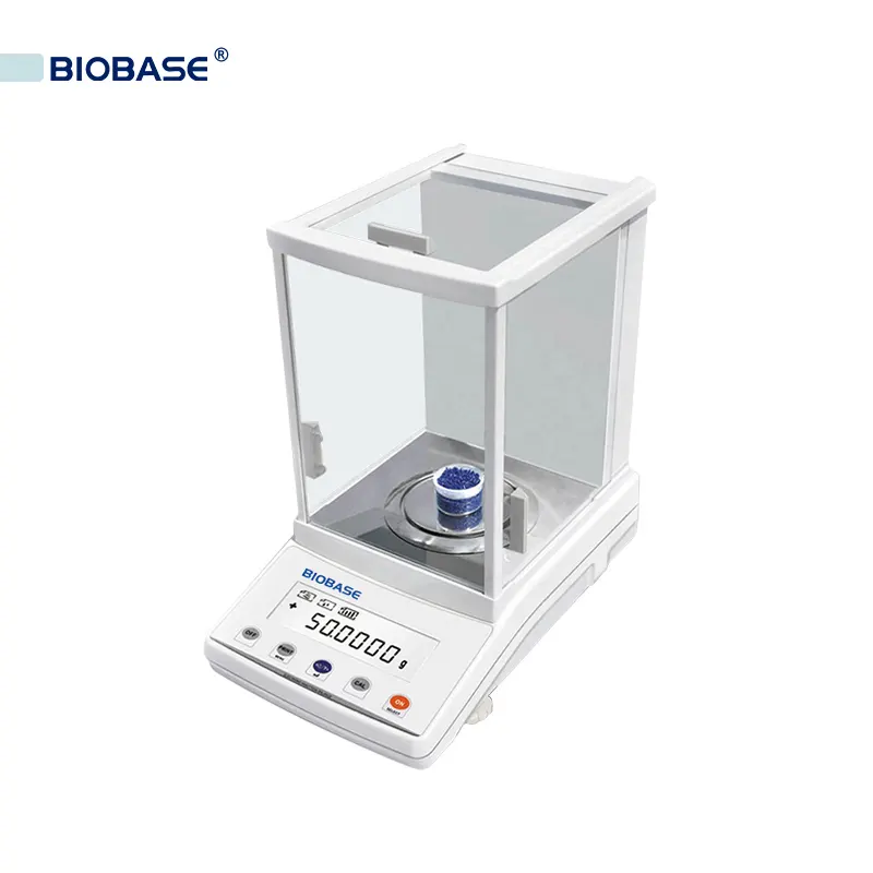 BIOBASE R Balanza analítica electrónica automática 0-220g 0,1 mg Balanza de legibilidad para médicos y de laboratorio