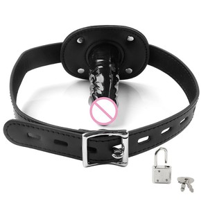 Sex Toy per Adulti: Boccaglio in Silicone a Doppia Testa per Stimolazione Orale, Addestramento Passionale, Stimolazione per Coppie, Discipline e Punizione, Tortura - Product Image 1