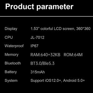SK37 3-Armband TFT-Display Wasserdicht IP67 Videoanruf Mehrsprachig Alarmzeit Nachrichtenbenachrichtigung NFC Smartwatch Drehknopf - Product Image 6