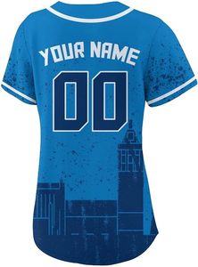 Camiseta de Béisbol Personalizada Estilo Retro, 100% Poliéster, Transpirable, Absorbe la Humedad, Secado Rápido, Sublimación, Números Impresos Digitalmente - Product Image 3