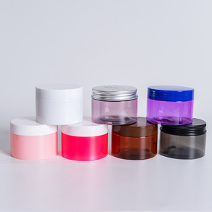 Đầy Màu Sắc Đôi Tường 100Ml Nhựa Pet Lọ Với Nắp Đậy Xi Lanh Hình Dạng Nhỏ Miệng Rộng Cho Kem Lưu Trữ - Product Image 6