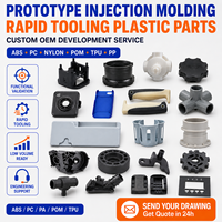 Fabricación de Moldes de Inyección para Prototipos Personalizados, Fabricante de Herramientas Rápidas, Piezas de Plástico de Nylon, POM, ABS, TPU, PVC, PE en China