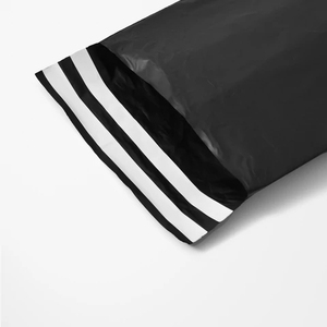 XC-BIO Custom Biodegradable Mailer Waterproof Matte Black Express Mailing <b>Bags</b> for Couriers - Product Image 2