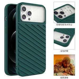 para <span class=keywords><strong>iPhone</strong></span> <span class=keywords><strong>12</strong></span> <span class=keywords><strong>Pro</strong></span> Max suave de silicona TPU a prueba de golpes a prueba de Len Cámara protección teléfono caso - Product Image 1