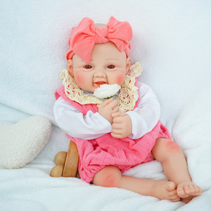 Real suave puro silicona dulce niña recién nacida muñeca bebé Reborn silicona sólida para compañía diaria - Product Image 3