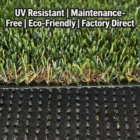 Gazon synthétique à texture douce de 10 mm pour projets commerciaux, anti-UV, conforme aux normes du Moyen-Orient, vente directe d'usine