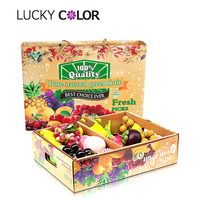 Custom Groente Kartonnen Doos Fruit Verpakking Dozen Tomaat Verpakking Golfkarton Doos